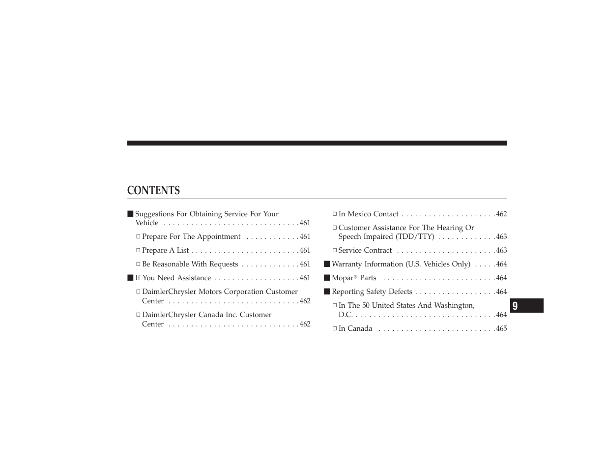 Chrysler 2008 PT Cruiser User Manual | Page 461 / 491