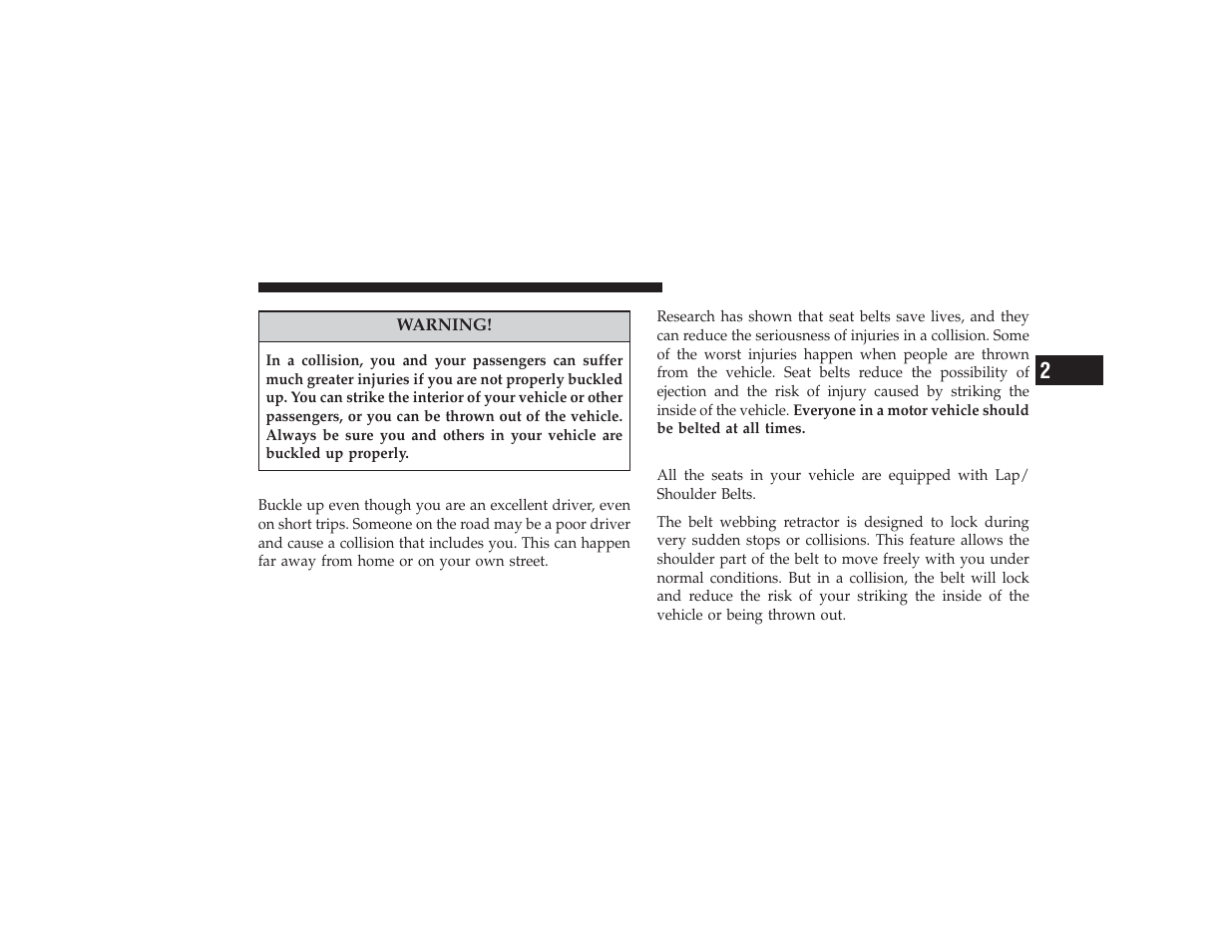 Lap/shoulder belts | Chrysler 2008 PT Cruiser User Manual | Page 47 / 491
