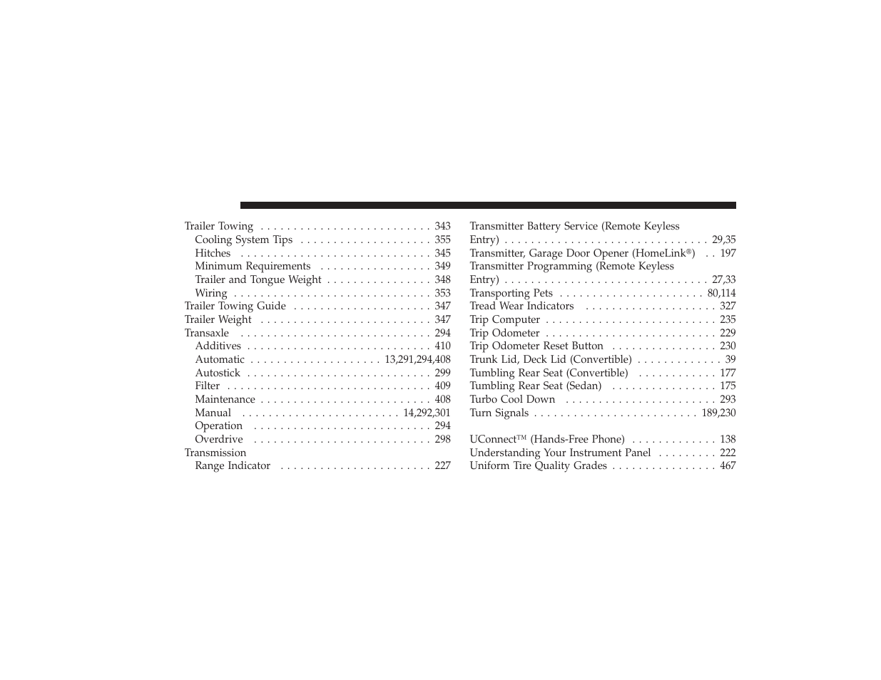 Chrysler 2008 PT Cruiser User Manual | Page 488 / 491