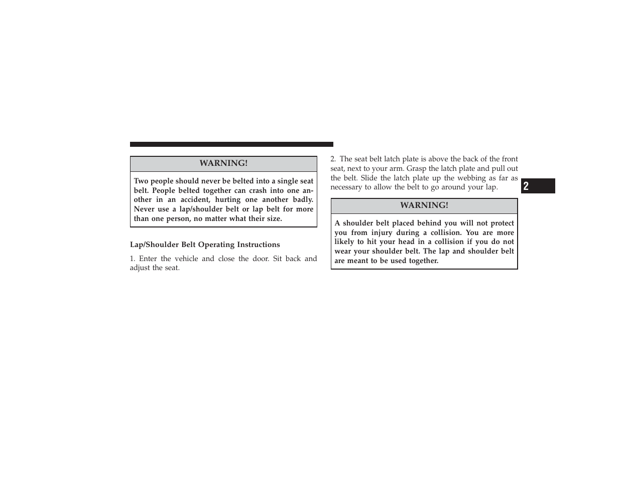 Chrysler 2008 PT Cruiser User Manual | Page 49 / 491