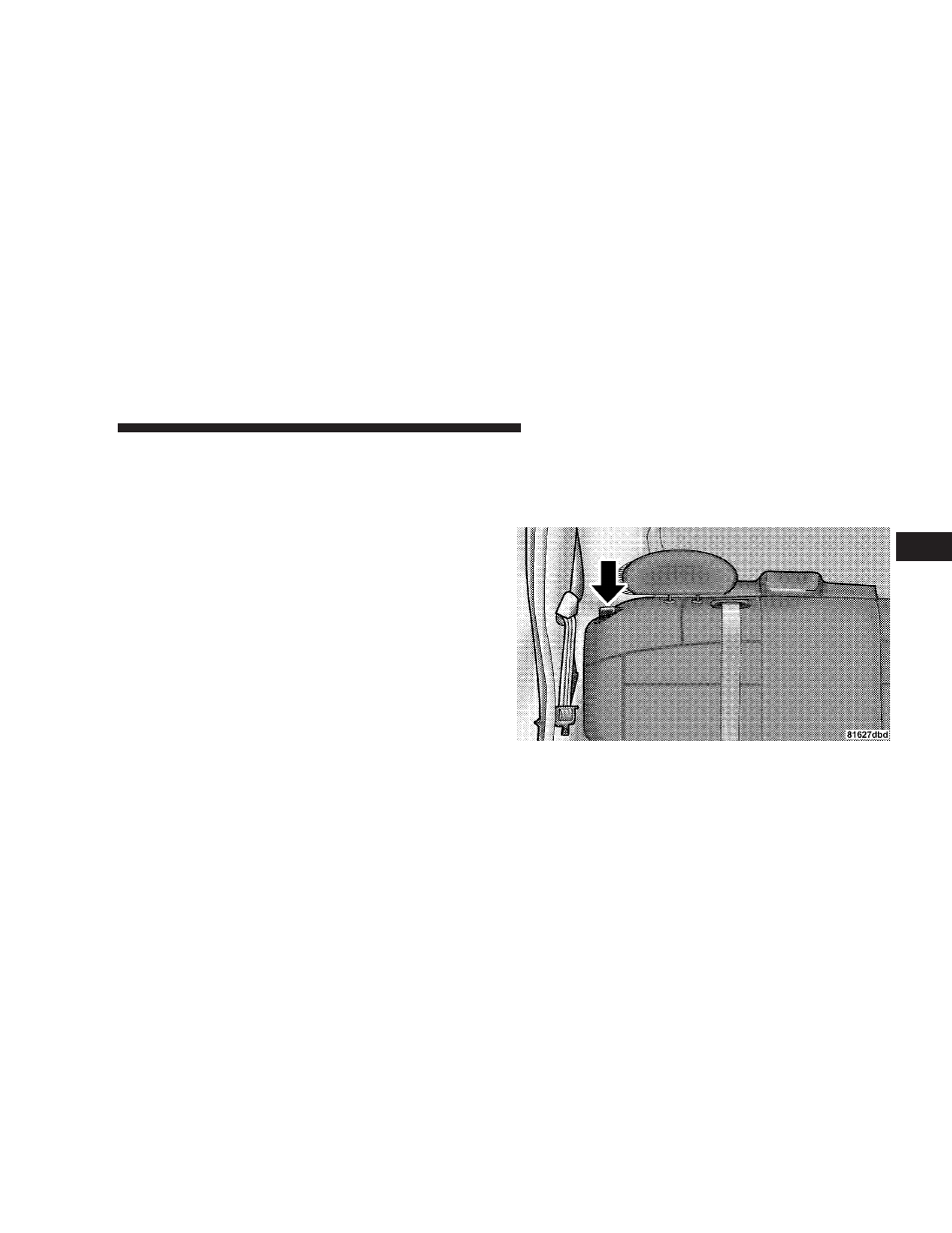 Folding rear seat (sedan) | Chrysler 2008 PT Cruiser Convertible User Manual | Page 171 / 488