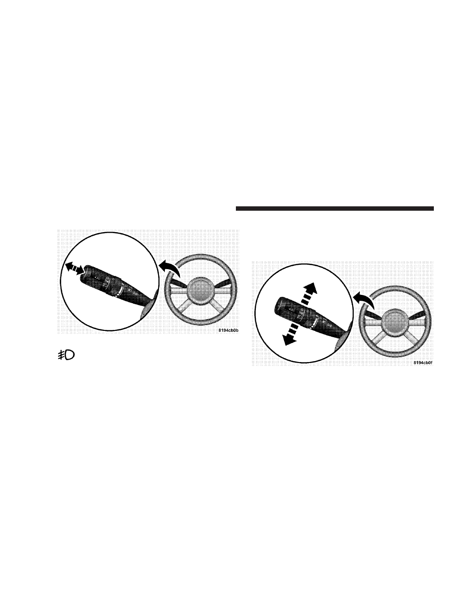 Fog lights - if equipped, Turn signals, Fog lights — if equipped | Chrysler 2008 PT Cruiser Convertible User Manual | Page 188 / 488