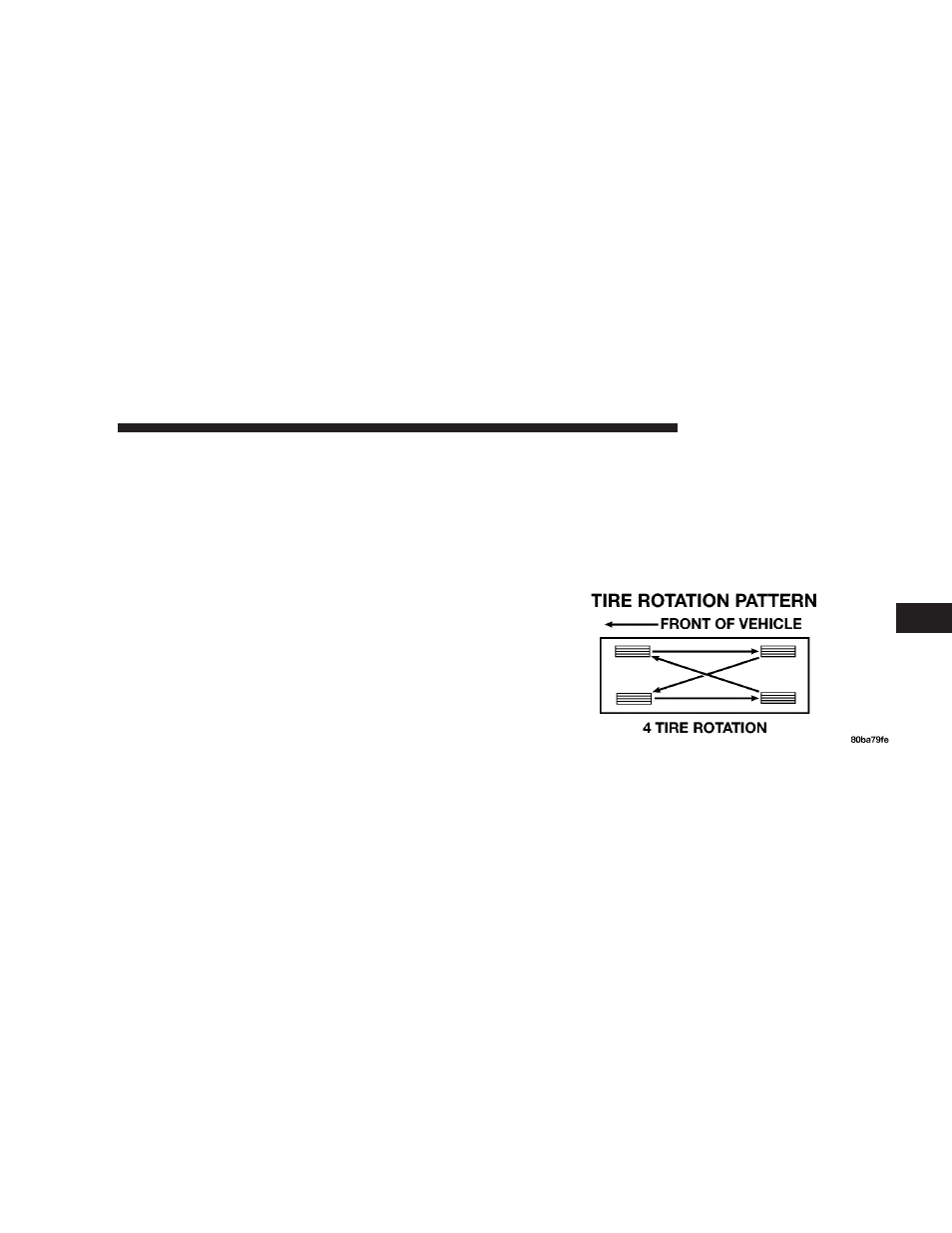 Tire rotation recommendations | Chrysler 2008 PT Cruiser Convertible User Manual | Page 331 / 488