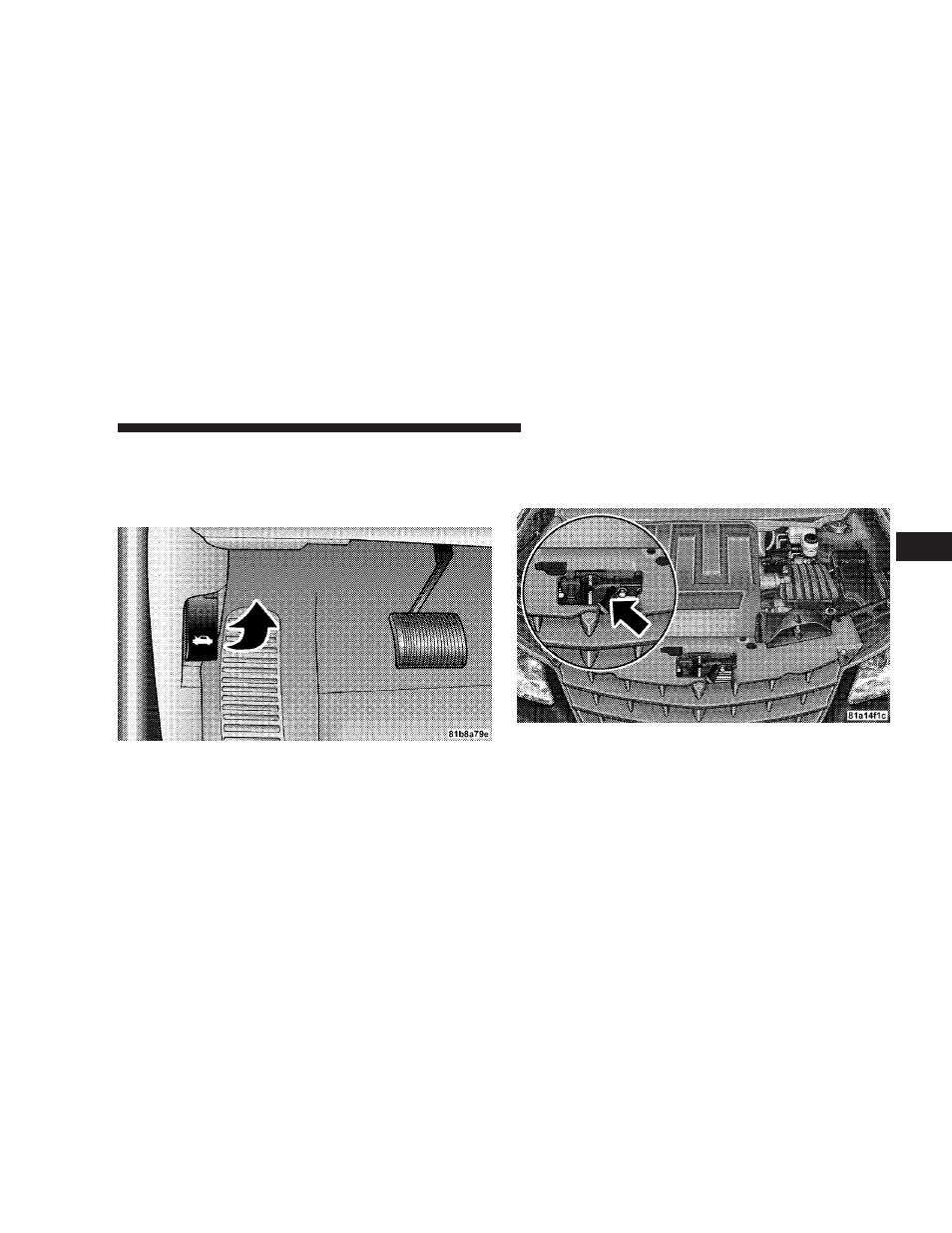 To open and close the hood | Chrysler 2008 Sebring Convertible User Manual | Page 137 / 454
