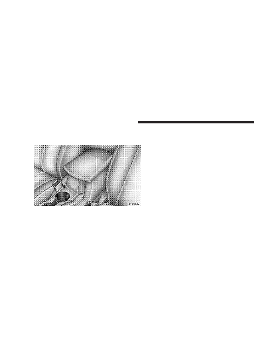 Sliding armrest - if equipped, Sliding armrest — if equipped | Chrysler 2008 Sebring Convertible User Manual | Page 168 / 454