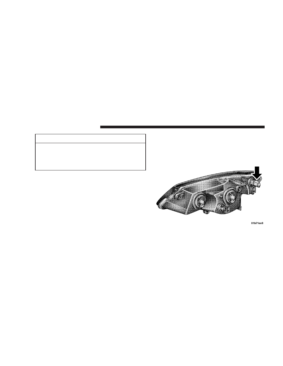 Front turn signal/park light, Caution | Chrysler 2008 Sebring Convertible User Manual | Page 402 / 454