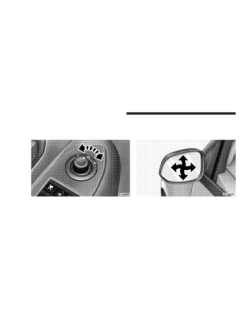 Power remote control mirrors | Chrysler 2008 Sebring Convertible User Manual | Page 98 / 454