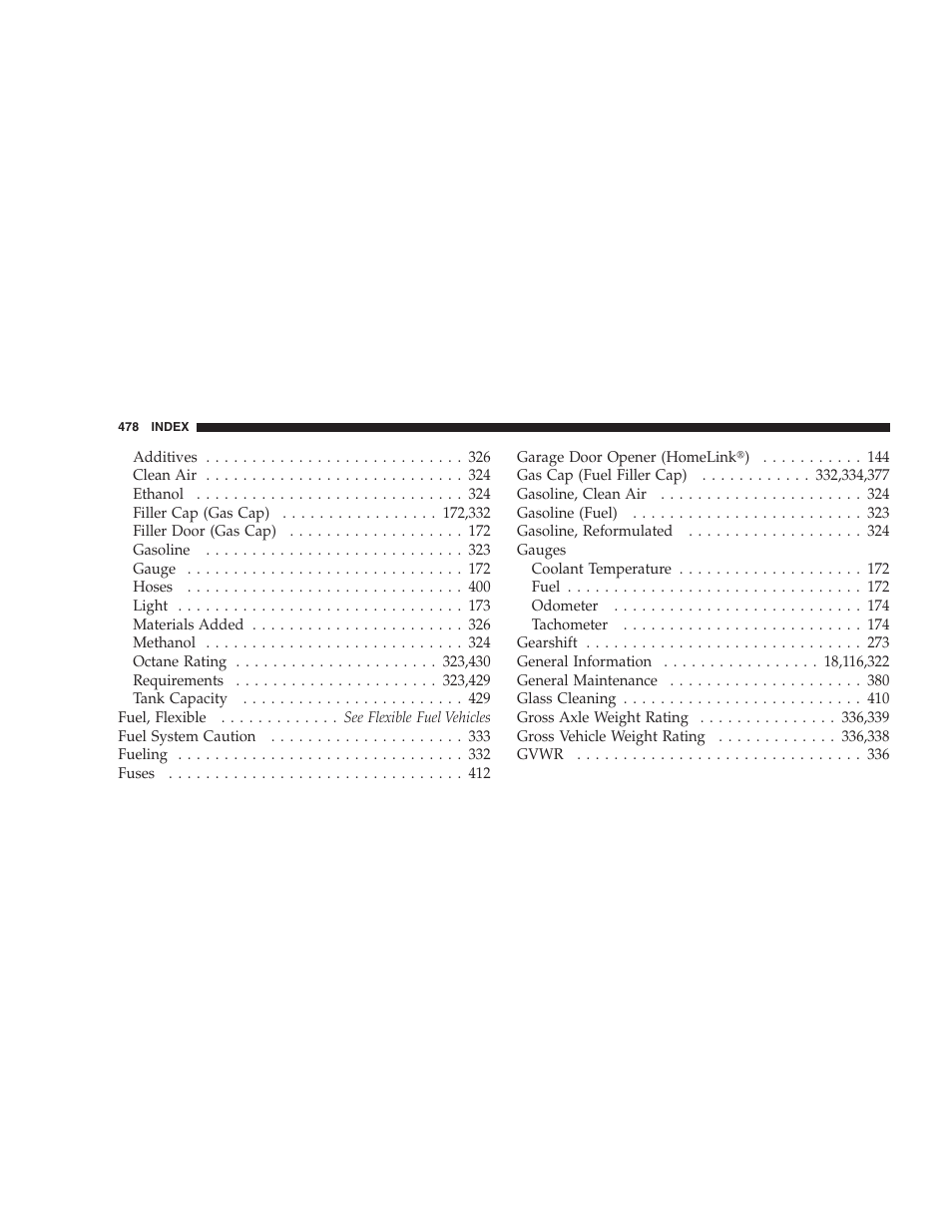 Chrysler 2008 Sebring Sedan User Manual | Page 480 / 494