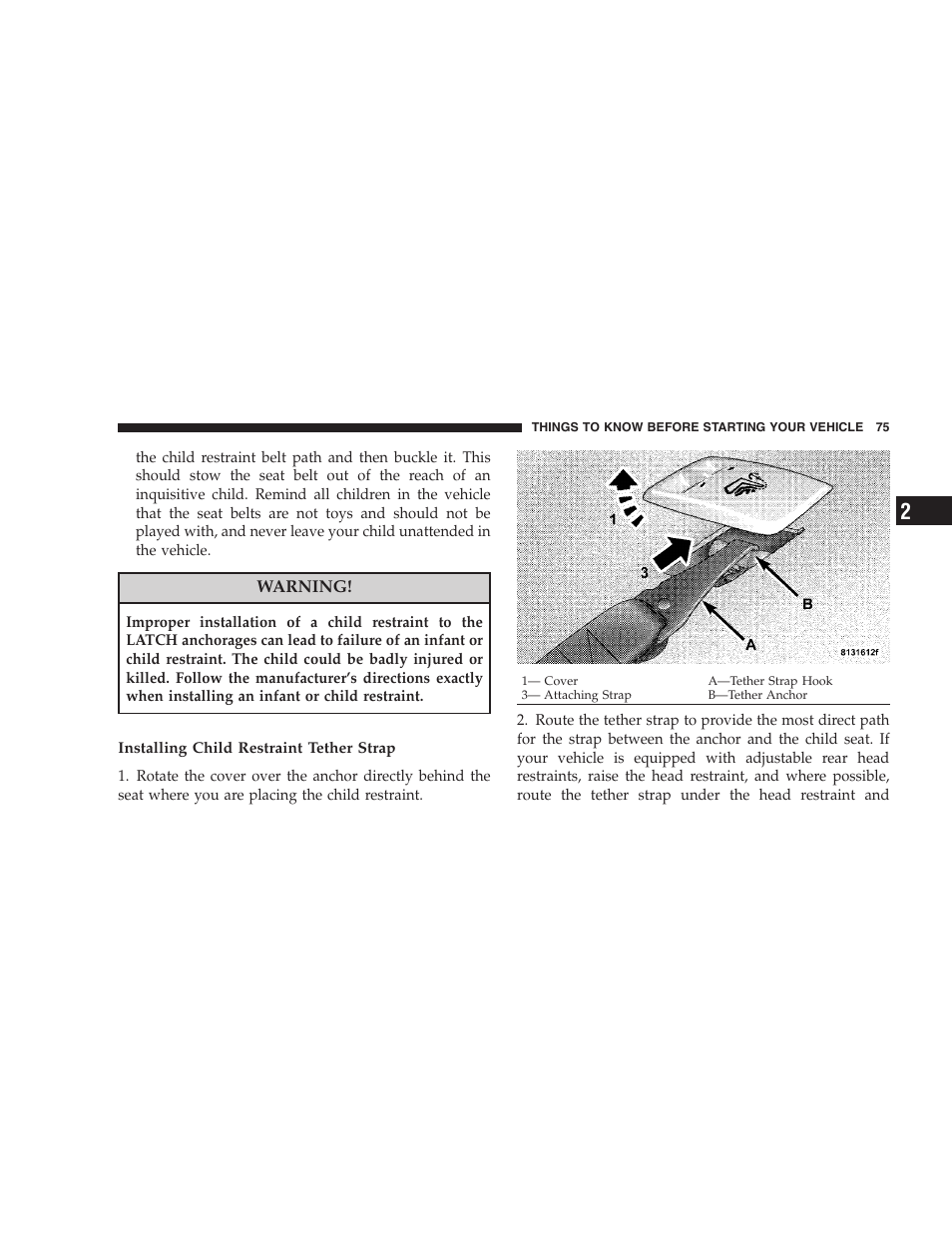 Chrysler 2008 Sebring Sedan User Manual | Page 77 / 494