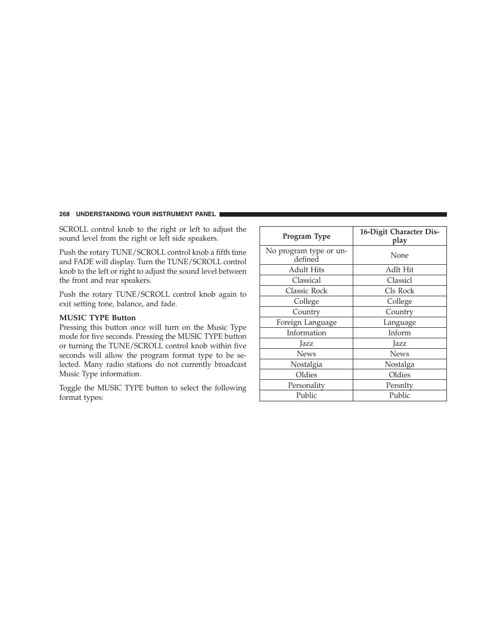 Chrysler 2009 300 - Owner Manual User Manual | Page 270 / 526