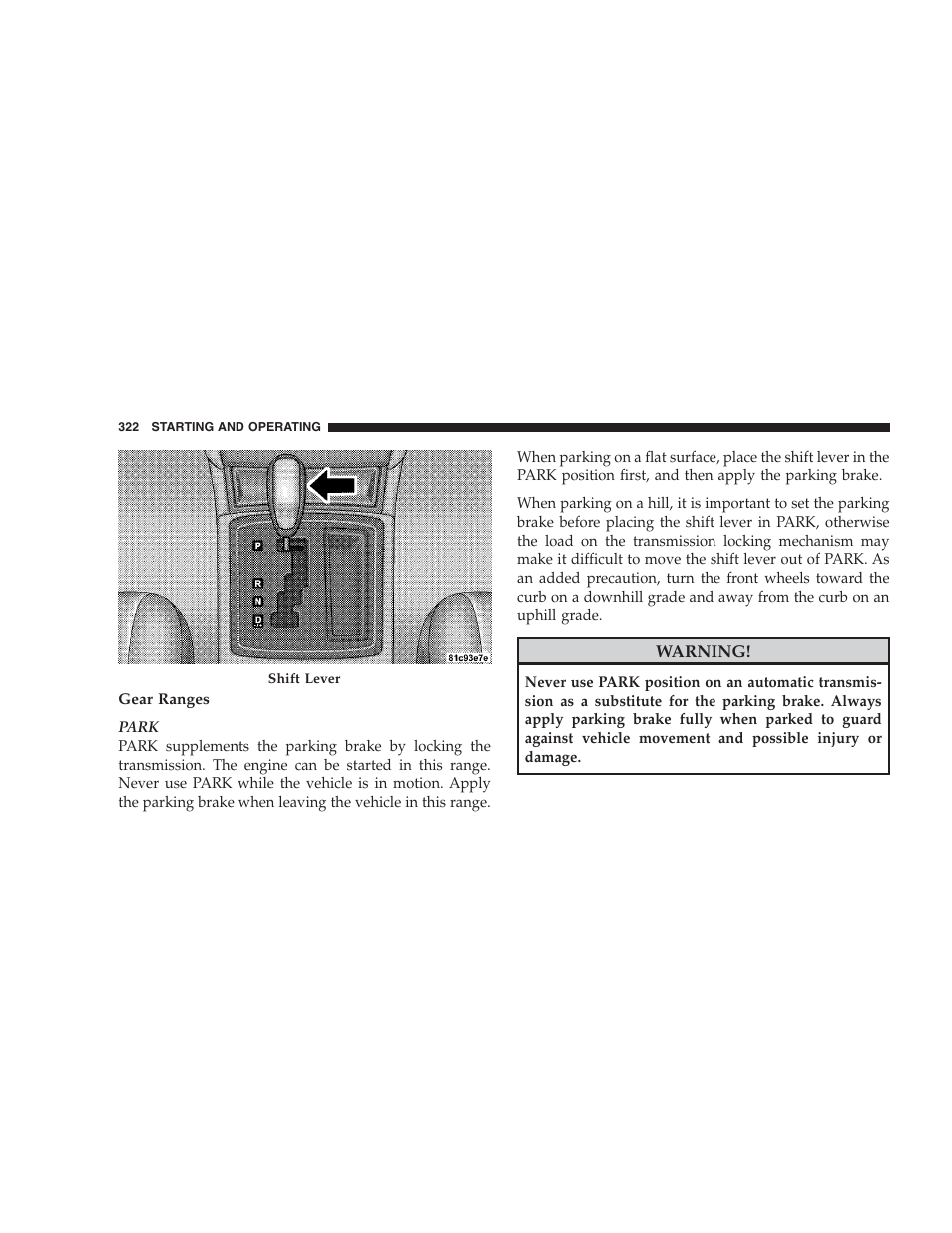 Chrysler 2009 300 - Owner Manual User Manual | Page 324 / 526