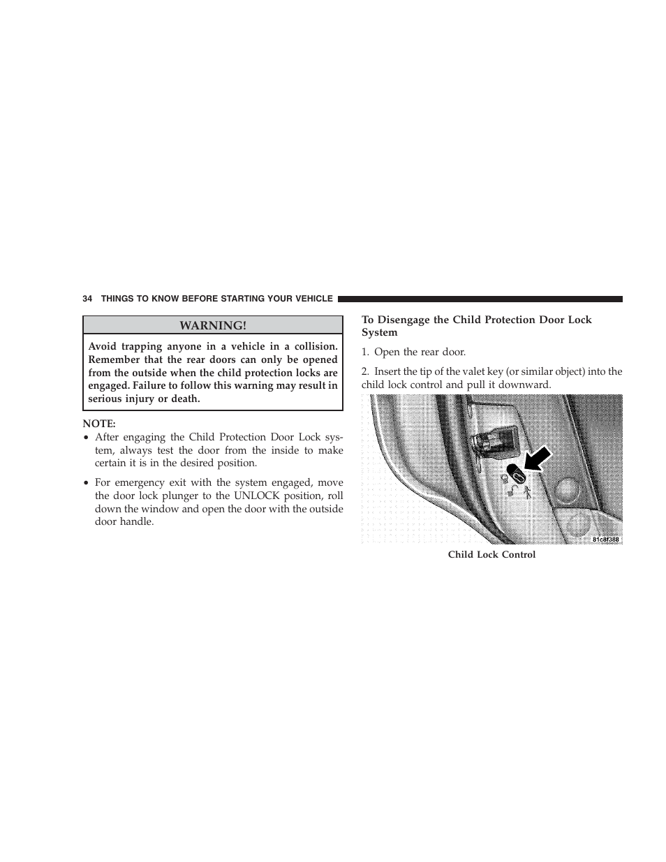 Chrysler 2009 300 - Owner Manual User Manual | Page 36 / 526