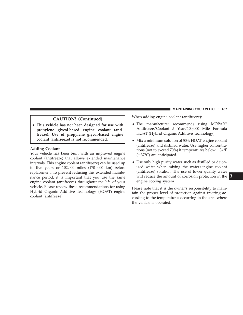 Chrysler 2009 300 - Owner Manual User Manual | Page 439 / 526