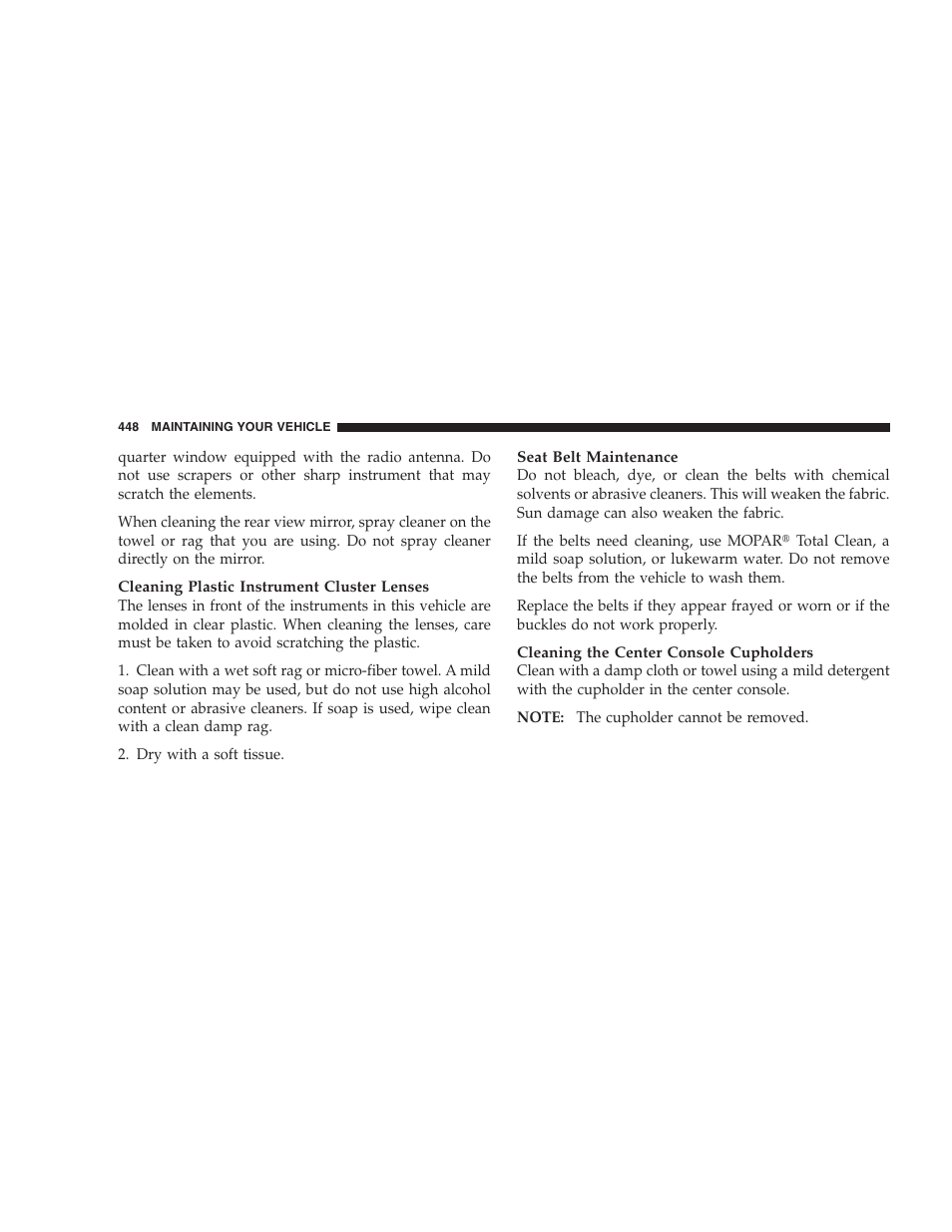 Chrysler 2009 300 - Owner Manual User Manual | Page 450 / 526