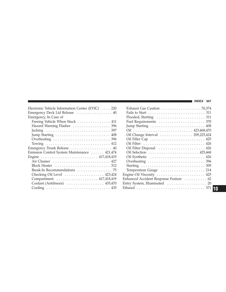 Chrysler 2009 300 - Owner Manual User Manual | Page 509 / 526