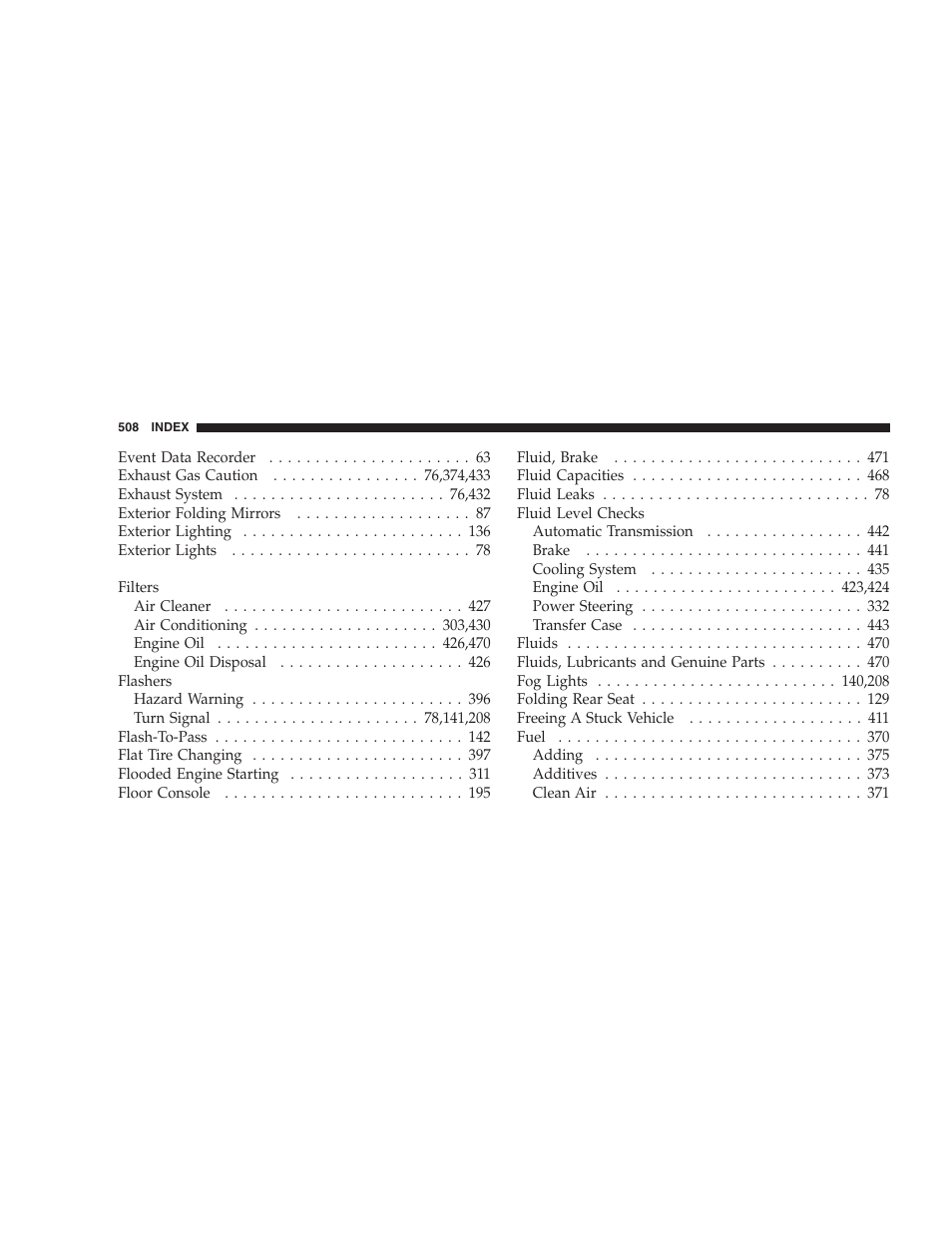 Chrysler 2009 300 - Owner Manual User Manual | Page 510 / 526