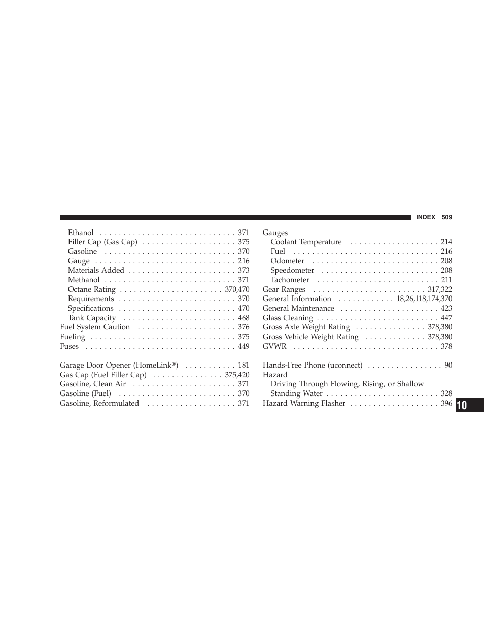 Chrysler 2009 300 - Owner Manual User Manual | Page 511 / 526