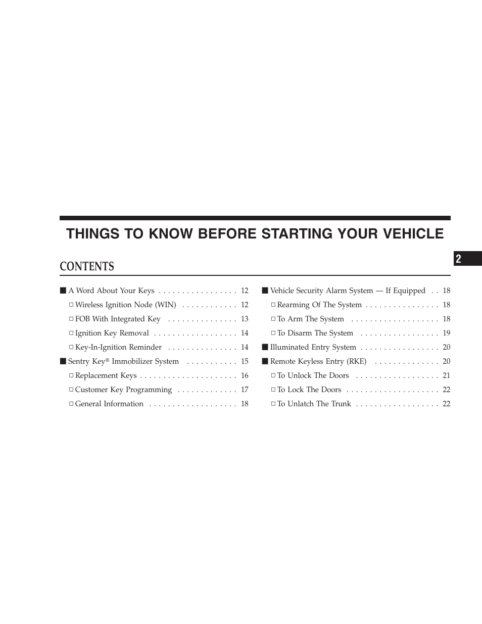 Chrysler 2009 300 SRT User Manual | Page 11 / 493