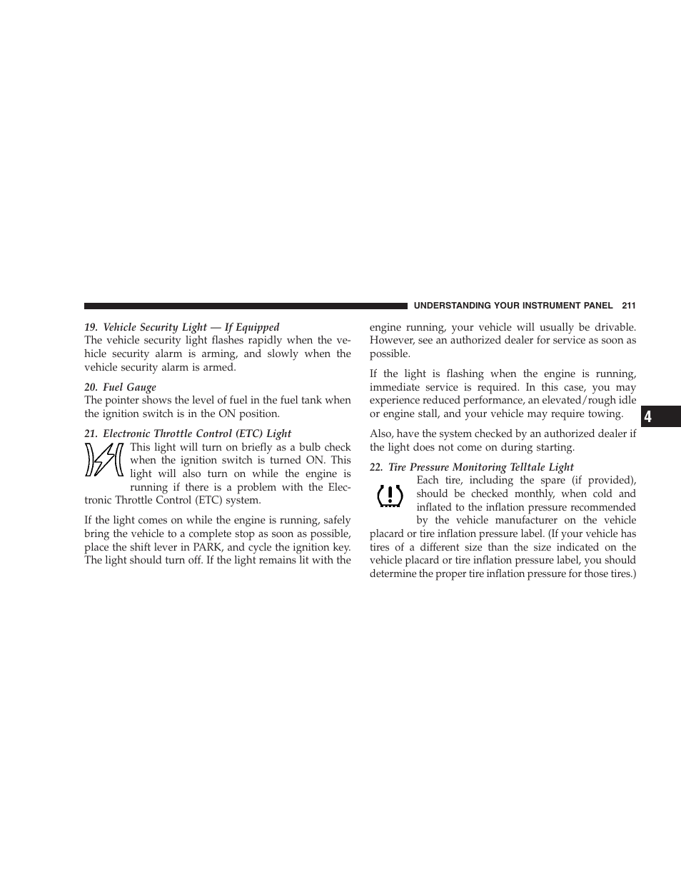 Chrysler 2009 300 SRT User Manual | Page 213 / 493