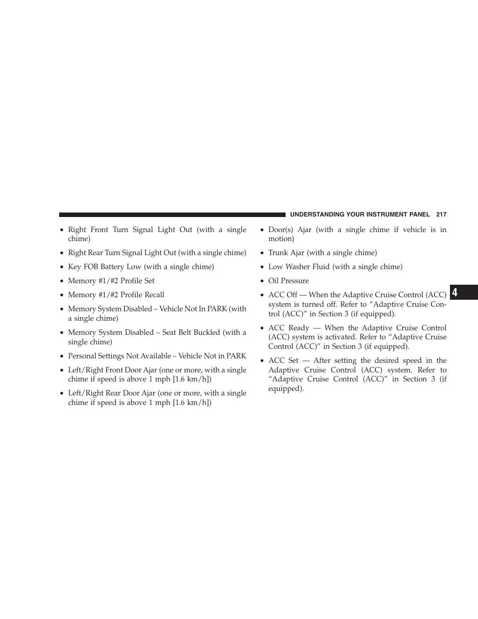 Chrysler 2009 300 SRT User Manual | Page 219 / 493