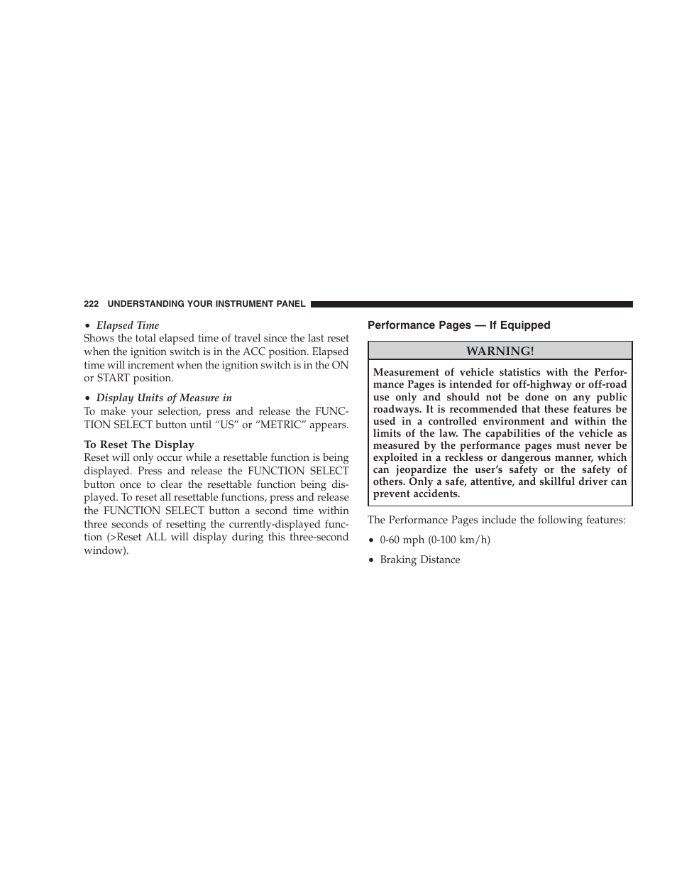 Chrysler 2009 300 SRT User Manual | Page 224 / 493