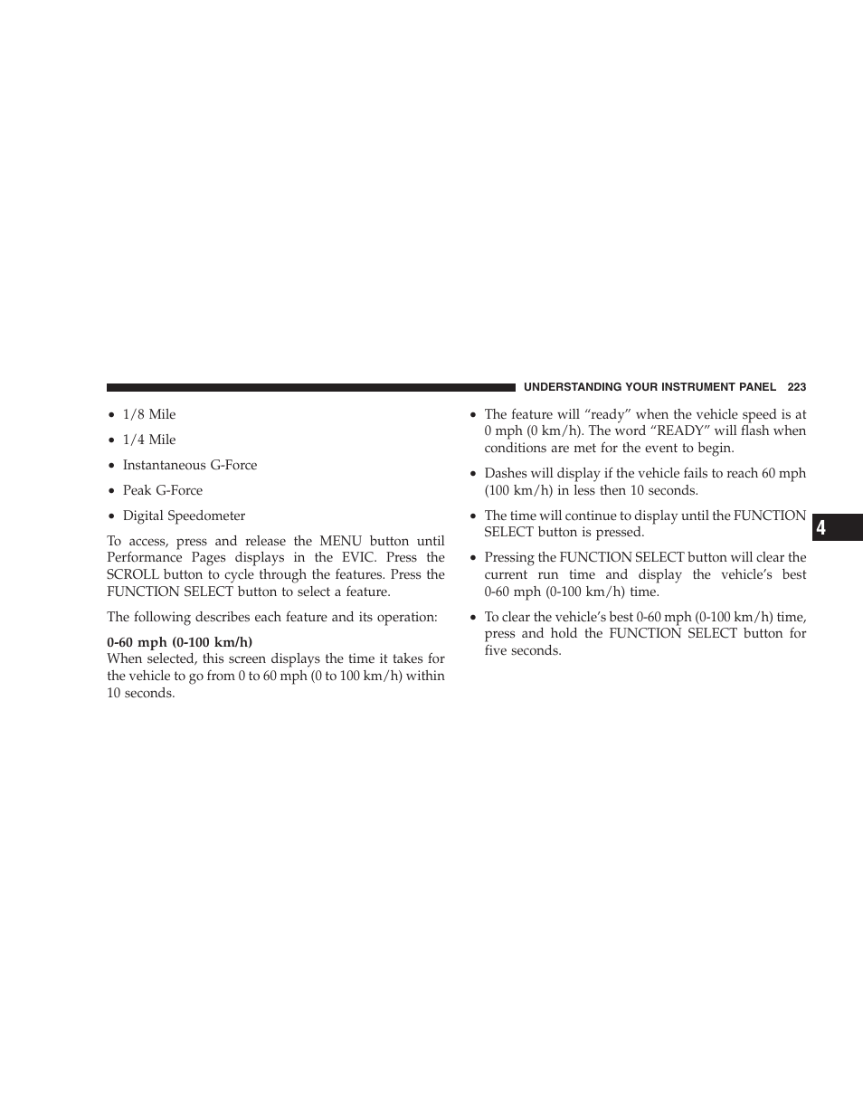Chrysler 2009 300 SRT User Manual | Page 225 / 493