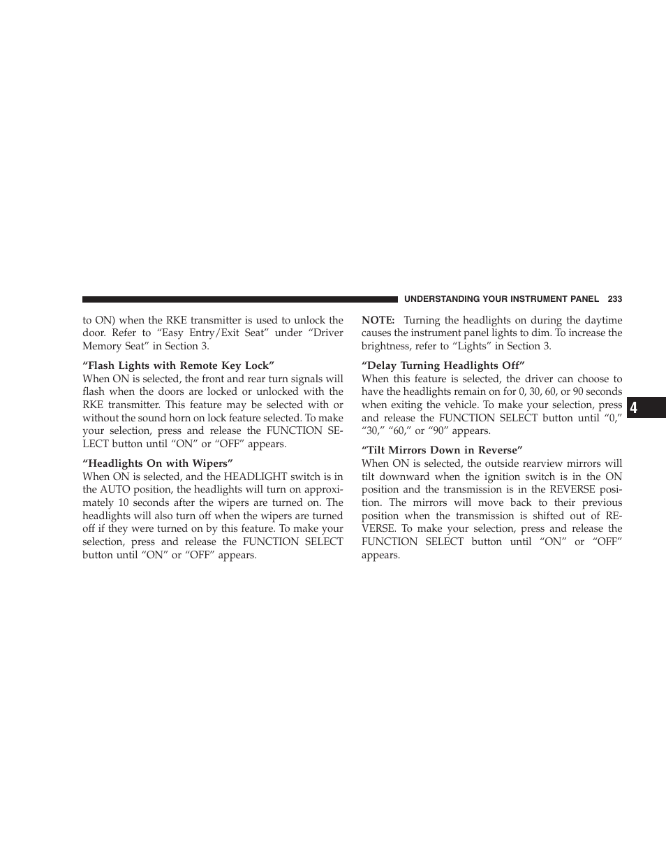 Chrysler 2009 300 SRT User Manual | Page 235 / 493