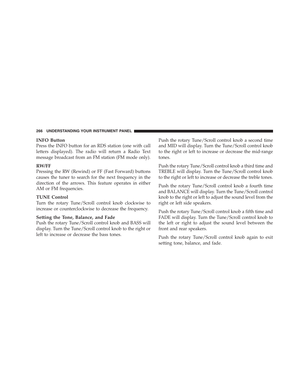 Chrysler 2009 300 SRT User Manual | Page 268 / 493