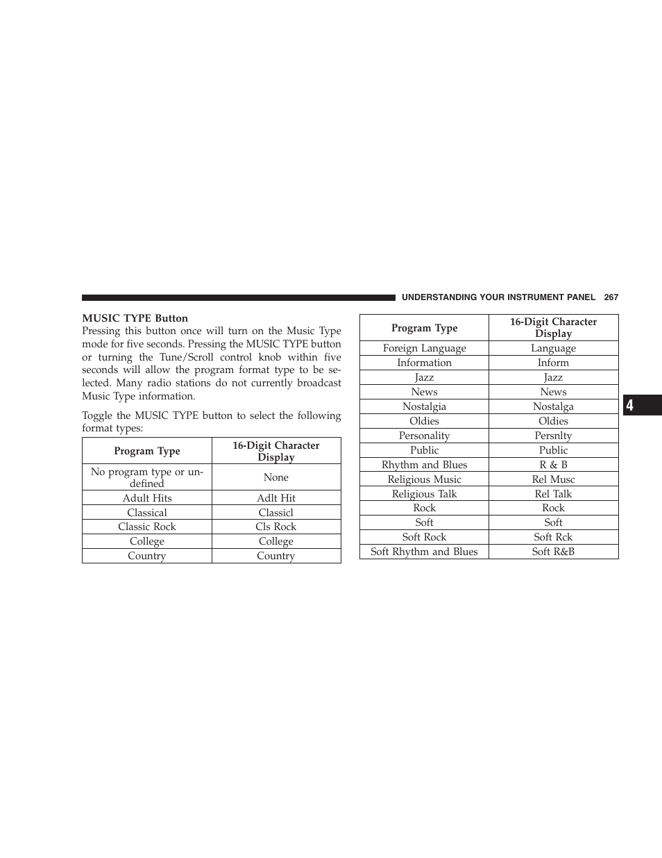 Chrysler 2009 300 SRT User Manual | Page 269 / 493