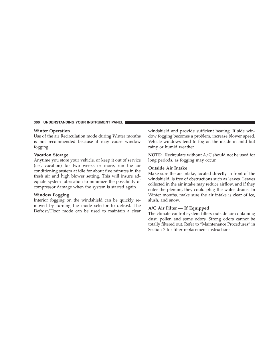 Chrysler 2009 300 SRT User Manual | Page 302 / 493