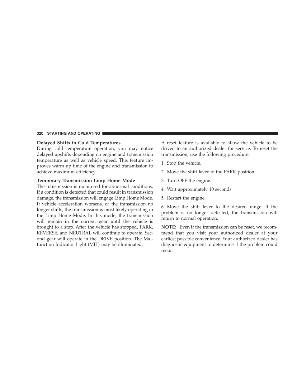 Chrysler 2009 300 SRT User Manual | Page 322 / 493