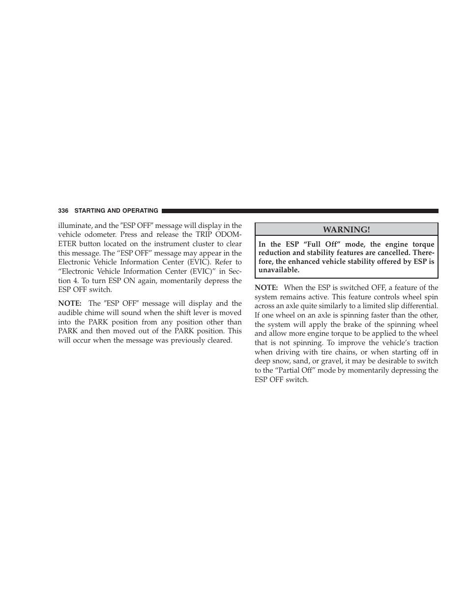 Chrysler 2009 300 SRT User Manual | Page 338 / 493