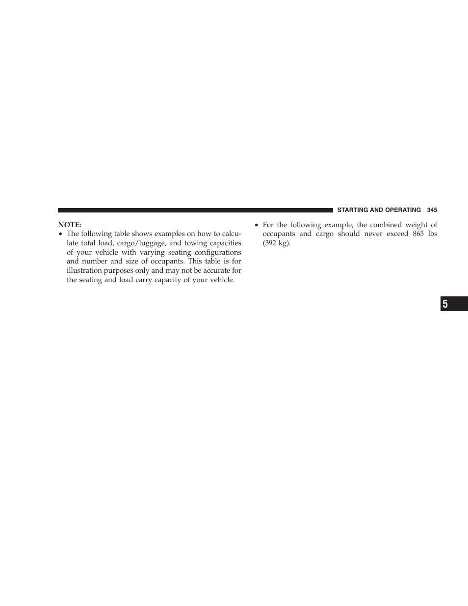 Chrysler 2009 300 SRT User Manual | Page 347 / 493