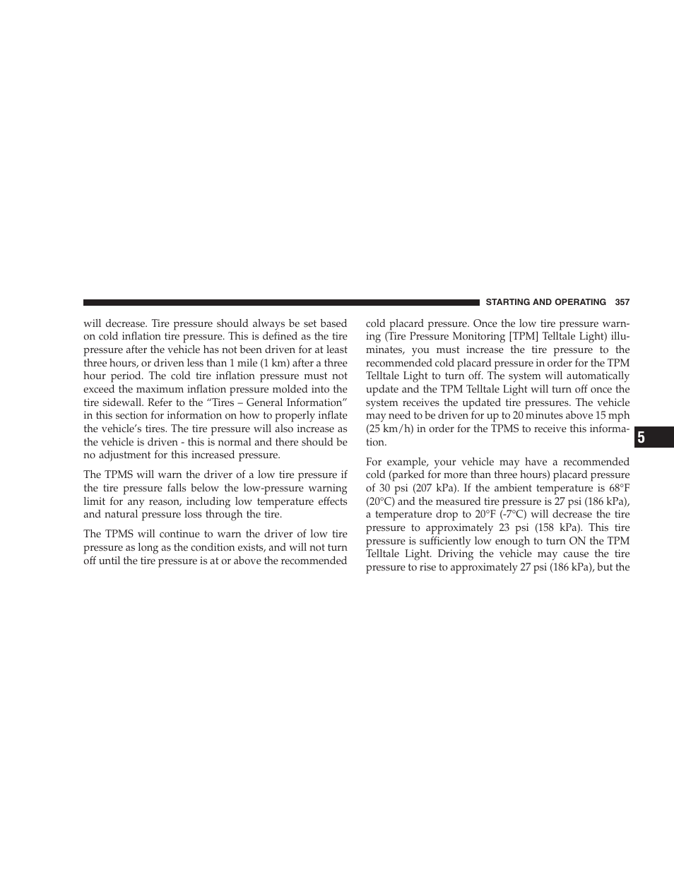 Chrysler 2009 300 SRT User Manual | Page 359 / 493