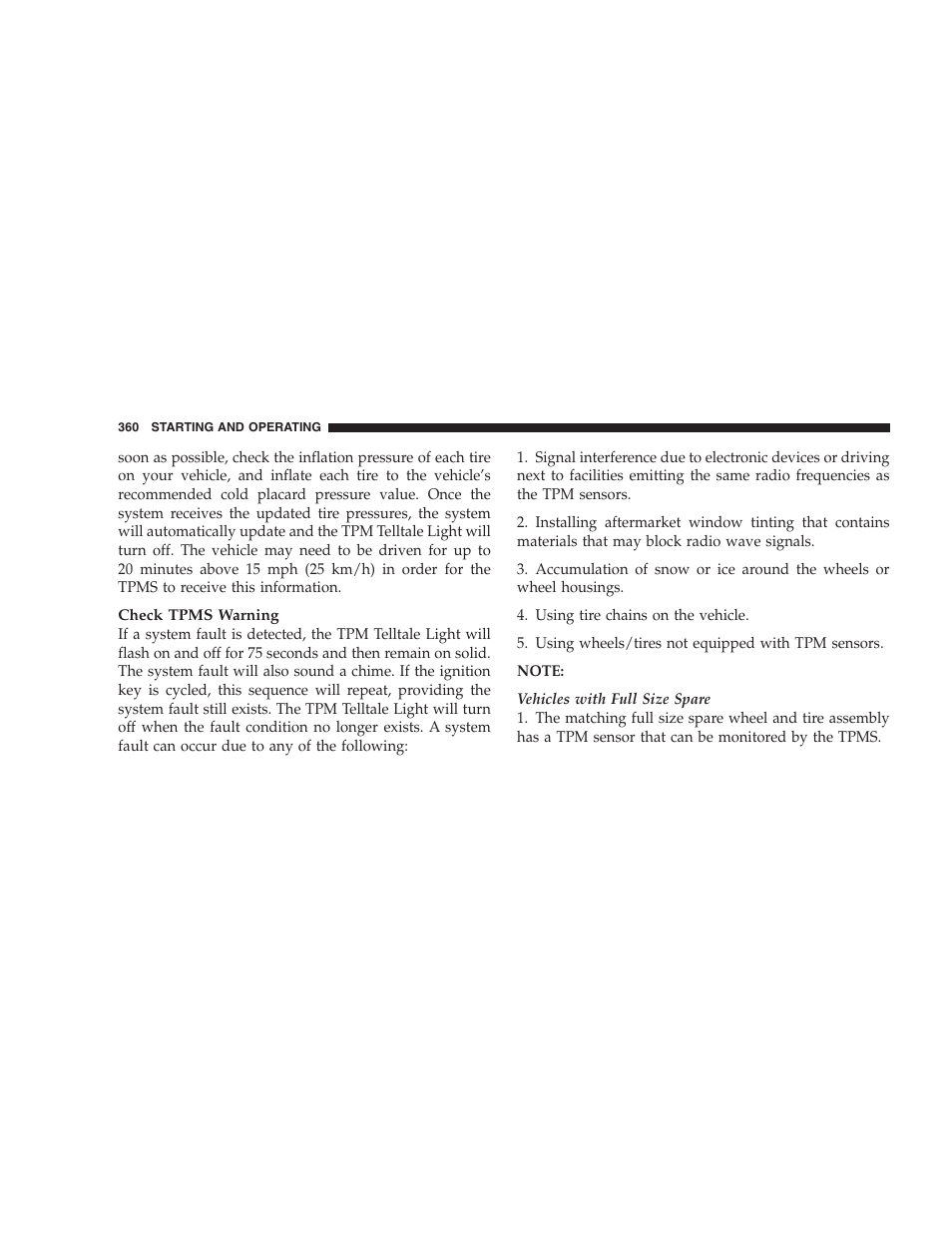 Chrysler 2009 300 SRT User Manual | Page 362 / 493