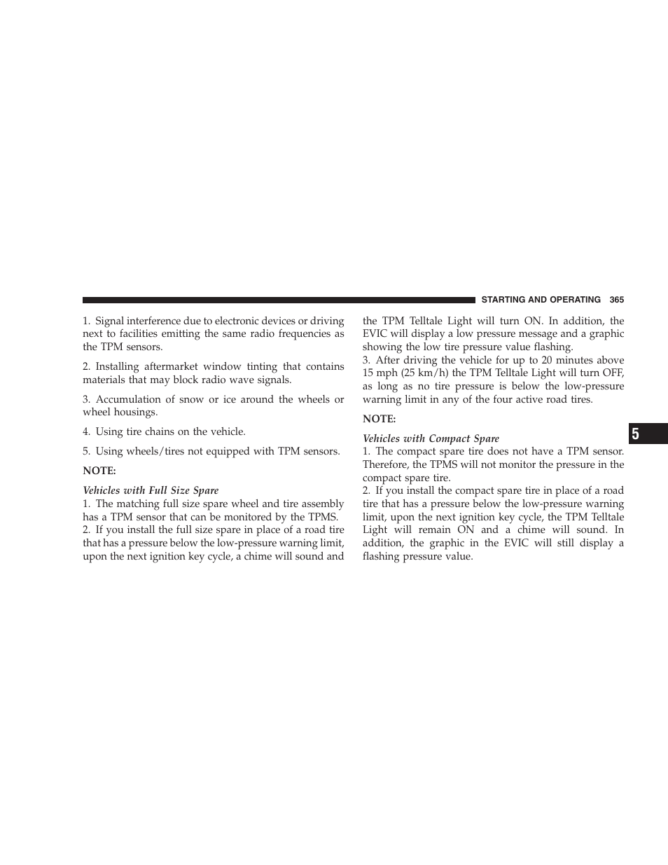 Chrysler 2009 300 SRT User Manual | Page 367 / 493