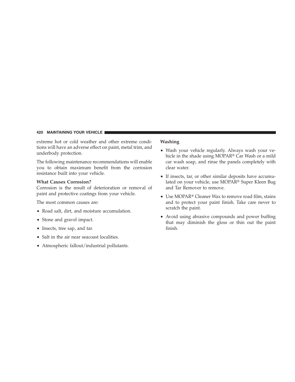 Chrysler 2009 300 SRT User Manual | Page 422 / 493