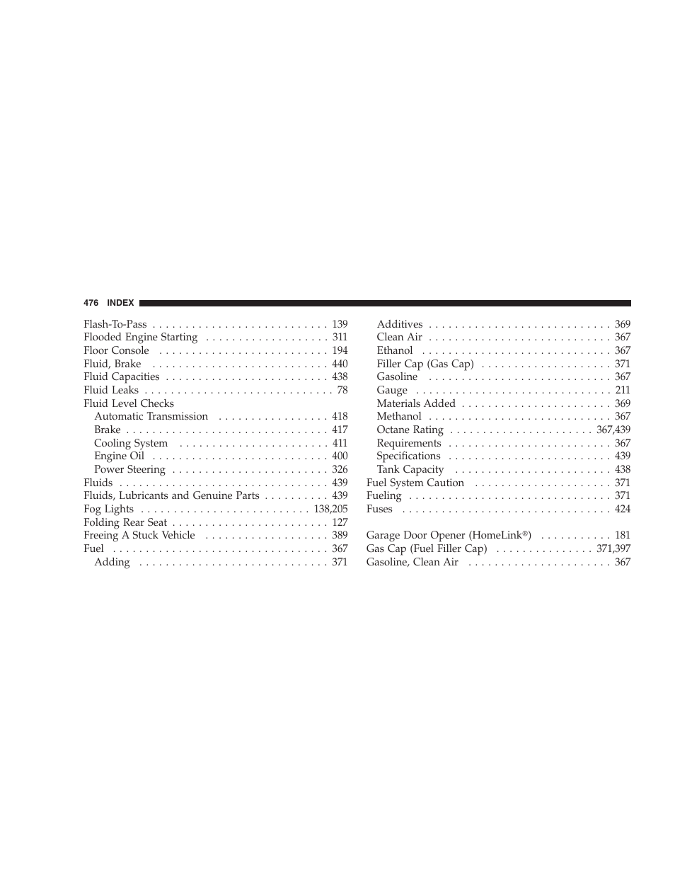 Chrysler 2009 300 SRT User Manual | Page 478 / 493