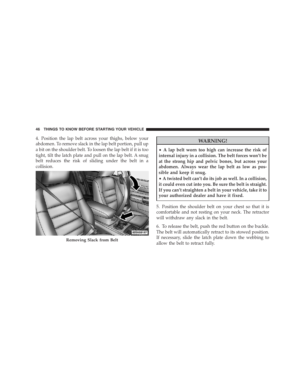 Chrysler 2009 300 SRT User Manual | Page 48 / 493
