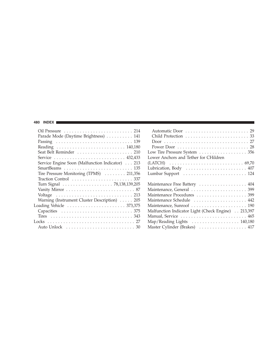 Chrysler 2009 300 SRT User Manual | Page 482 / 493