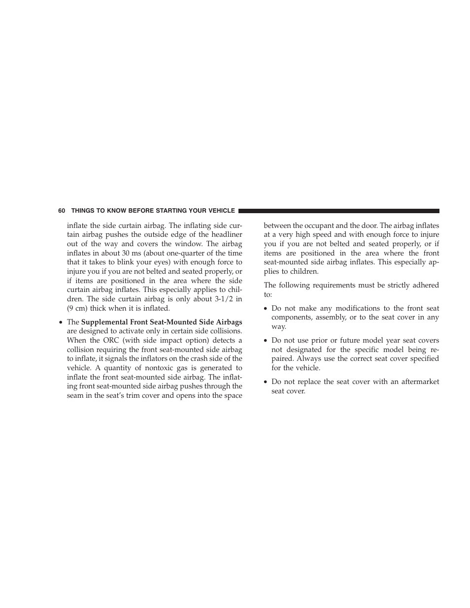 Chrysler 2009 300 SRT User Manual | Page 62 / 493