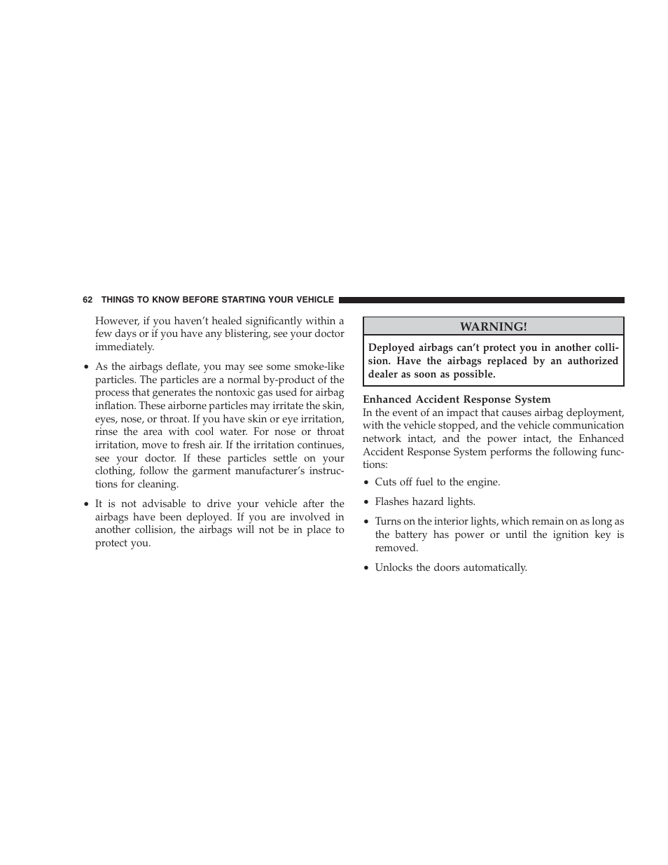 Chrysler 2009 300 SRT User Manual | Page 64 / 493