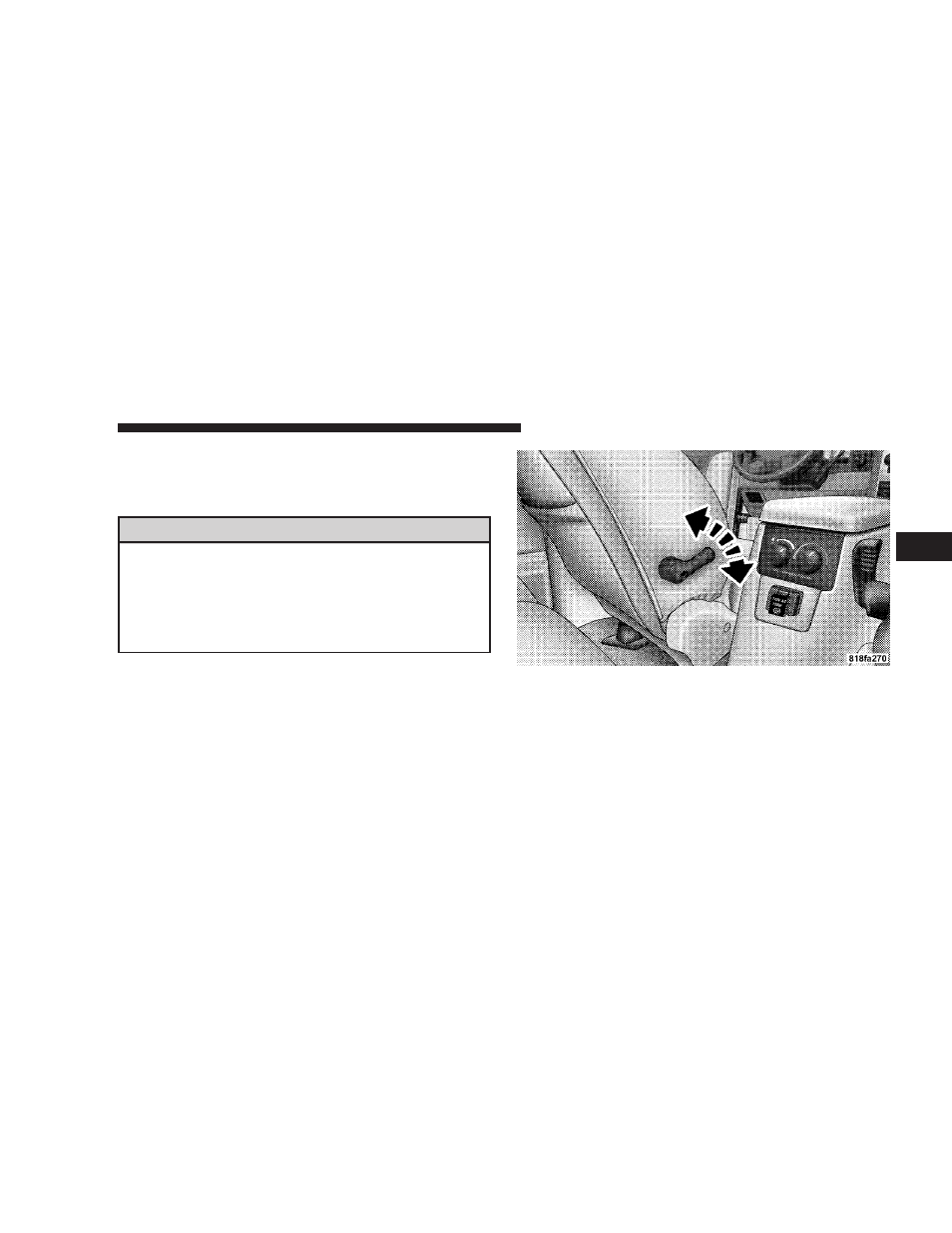 Manual lumbar support adjustment - if equipped, Adjustable head restraints - all seating positions, Manual lumbar support adjustment | If equipped, Adjustable head restraints — all seating, Positions | Chrysler 2009 Aspen - Owner Manual User Manual | Page 123 / 481