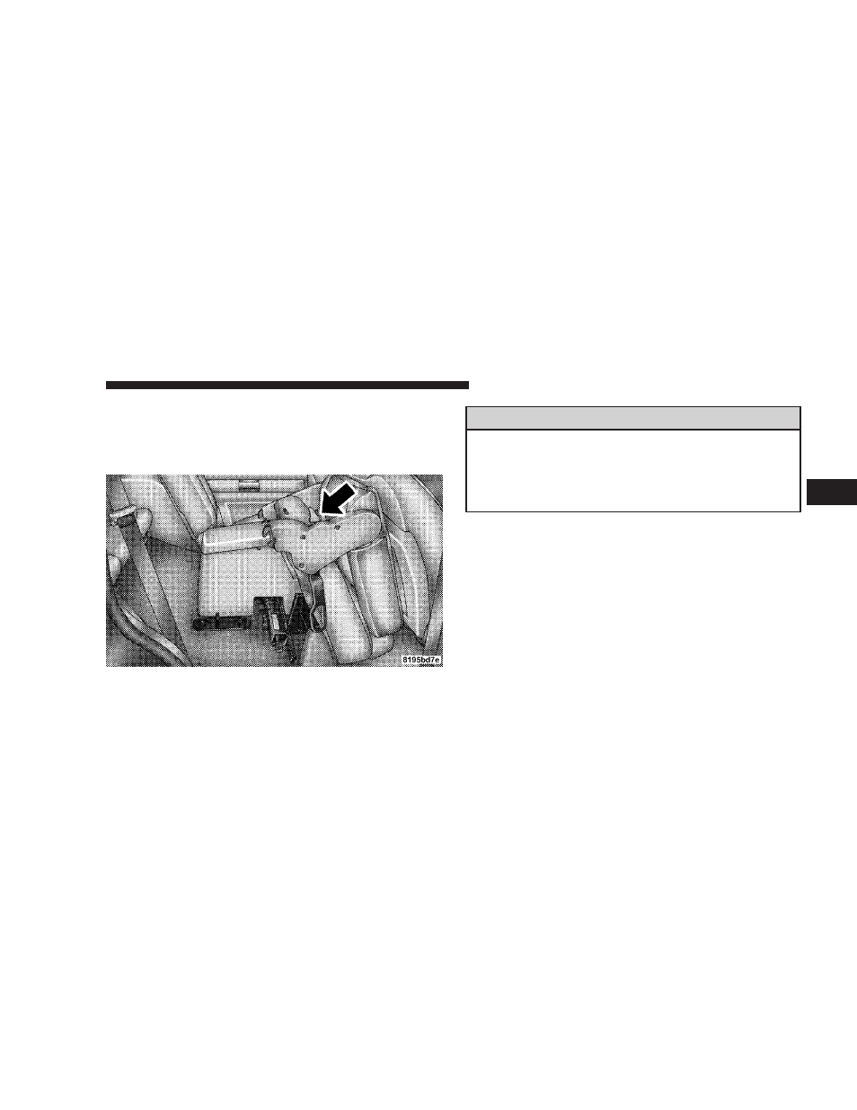 Second row 40/20/40 seat - fold and tumble, Second row 40/20/40 seat — fold and, Tumble | Chrysler 2009 Aspen - Owner Manual User Manual | Page 129 / 481