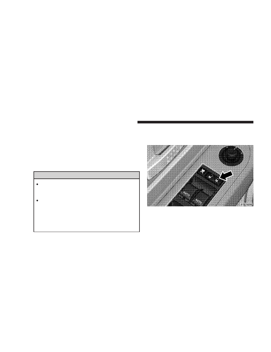 Door locks, Manual door locks, Power door locks | Chrysler 2009 Aspen - Owner Manual User Manual | Page 32 / 481