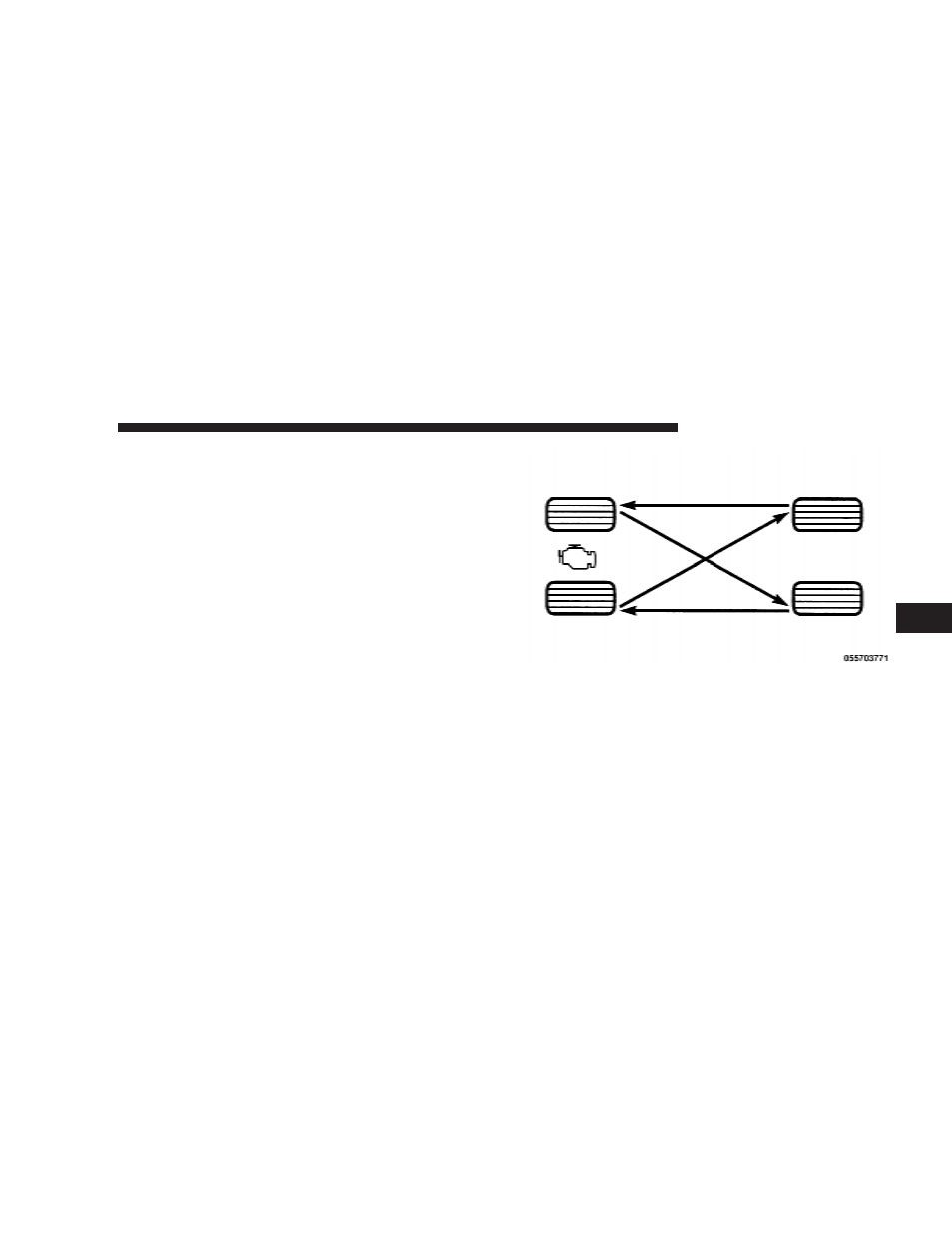 Tire rotation recommendations | Chrysler 2009 Aspen - Owner Manual User Manual | Page 329 / 481