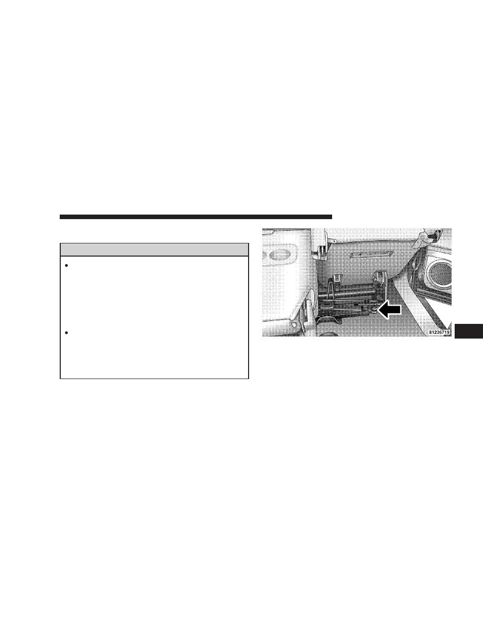 Jacking instructions, Jack location | Chrysler 2009 Aspen - Owner Manual User Manual | Page 371 / 481