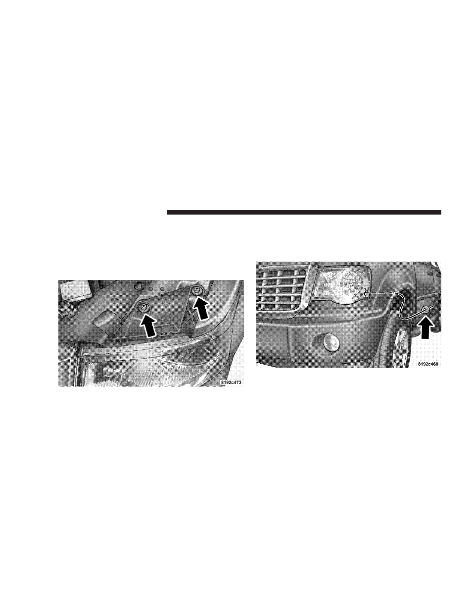 Bulb replacement, Headlights/parking/turn signal | Chrysler 2009 Aspen - Owner Manual User Manual | Page 426 / 481