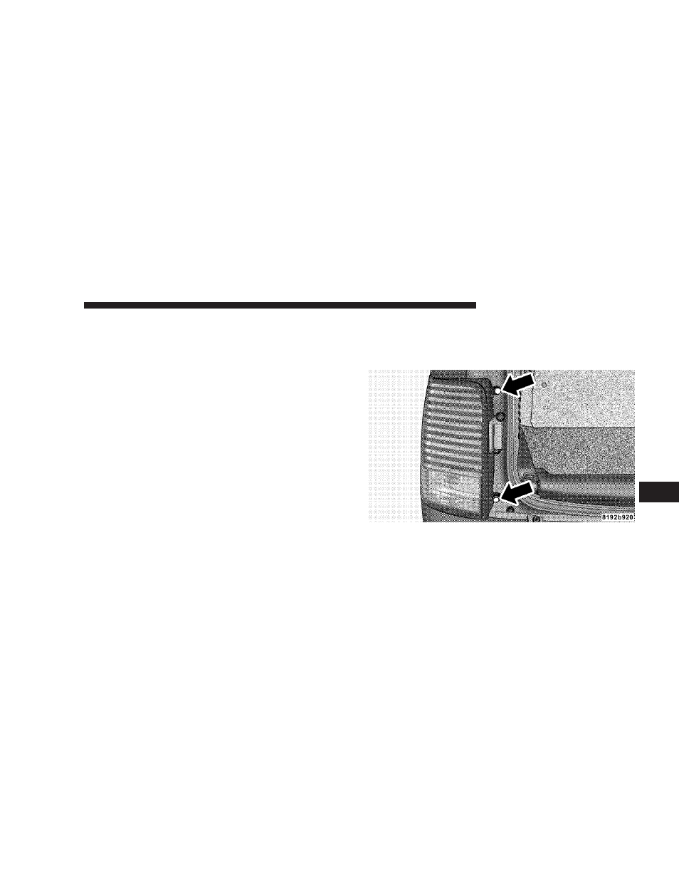 Tail lights, turn signals and backup lights, Replacement | Chrysler 2009 Aspen - Owner Manual User Manual | Page 427 / 481