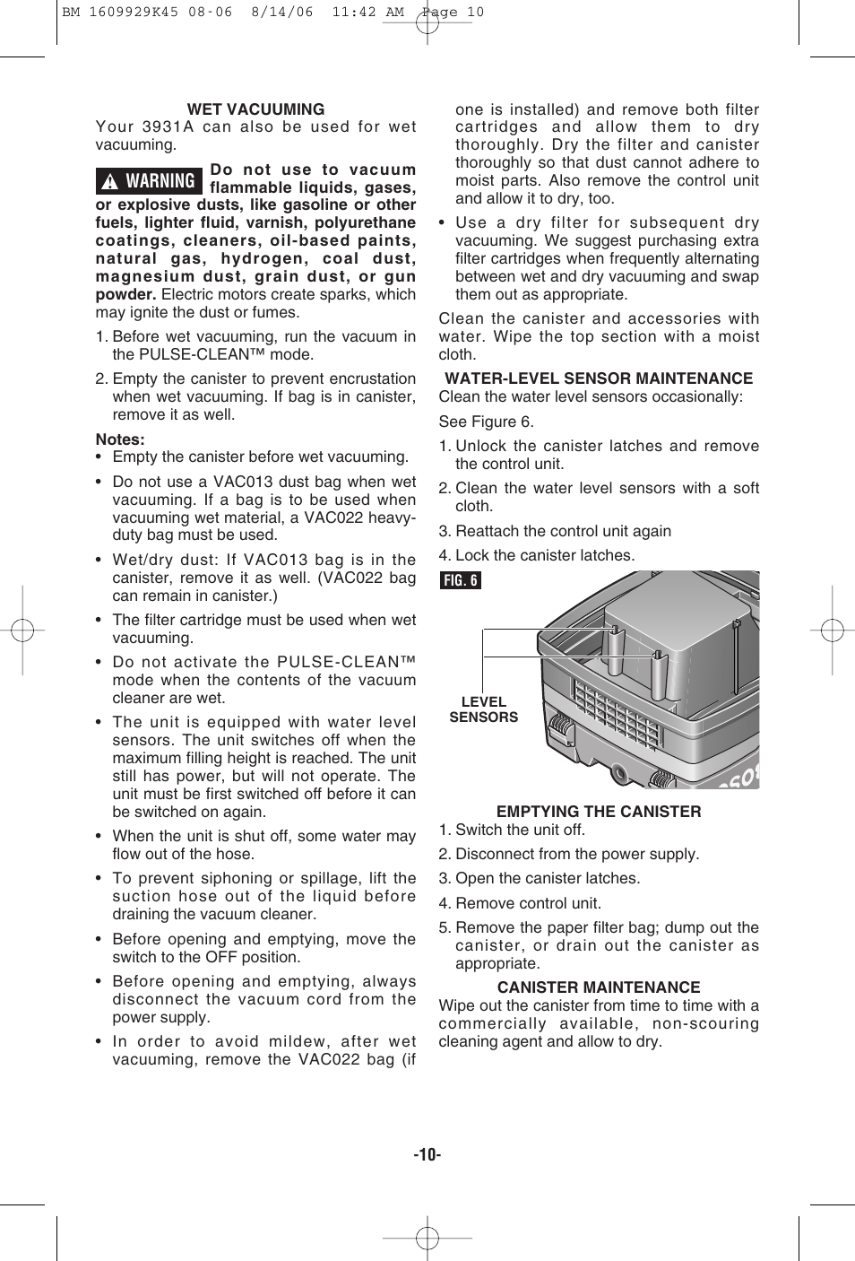 Bosch 3931A User Manual | Page 10 / 40